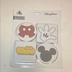 Disney Parks Mickey Mouse Note Pad Set